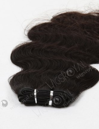 In Stock Brazilian Virgin Hair 18" Body Wave Natural Color Machine Weft SM-454