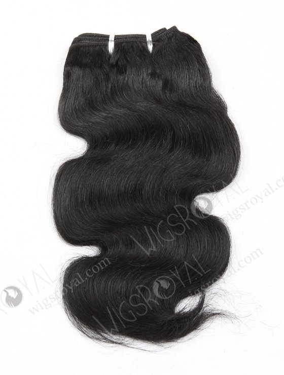 In Stock Indian Remy Hair 12" Body Wave 1# Color Machine Weft SM-1102-10380