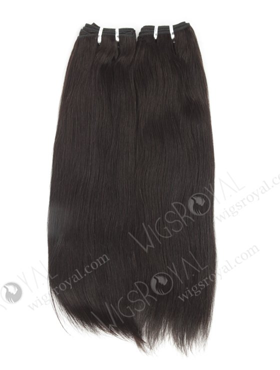In Stock Indian Remy Hair 16" Straight 1B# Color Machine Weft SM-073-10326