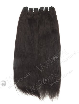 In Stock Indian Remy Hair 16" Straight 1B# Color Machine Weft SM-073