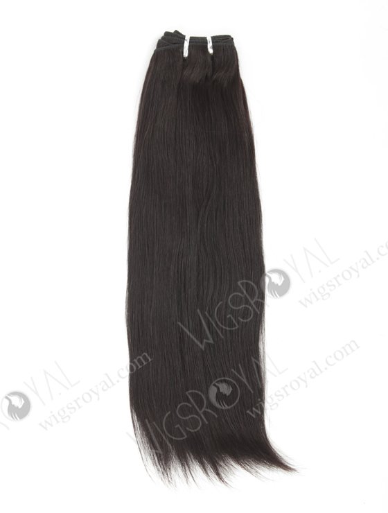 In Stock Indian Remy Hair 16" Straight 1B# Color Machine Weft SM-073-10327