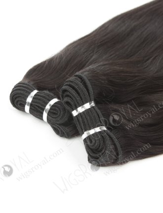 In Stock Indian Remy Hair 16" Straight 1B# Color Machine Weft SM-073