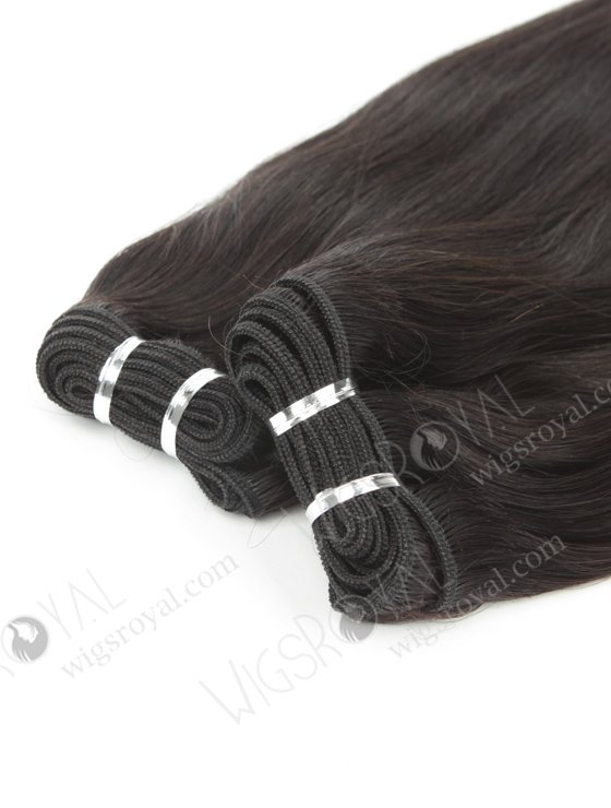 In Stock Indian Remy Hair 16" Straight 1B# Color Machine Weft SM-073-10328