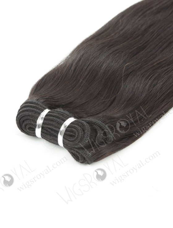 In Stock Indian Remy Hair 16" Straight 1B# Color Machine Weft SM-073-10329