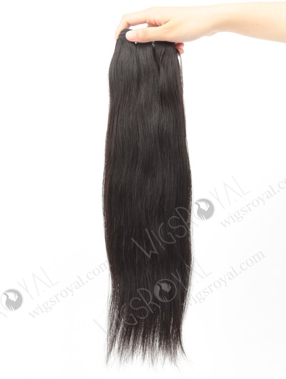 In Stock Indian Remy Hair 16" Straight 1B# Color Machine Weft SM-073-10330