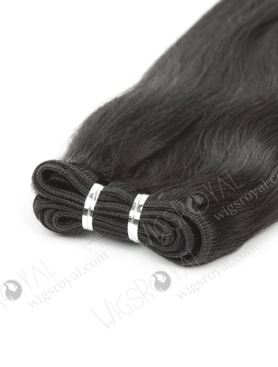 In Stock Indian Remy Hair 18" Straight 1# Color Machine Weft SM-075-10323