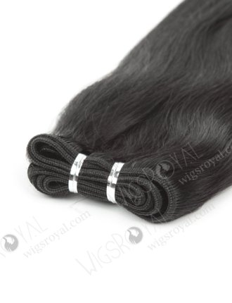 In Stock Indian Remy Hair 18" Straight 1# Color Machine Weft SM-075