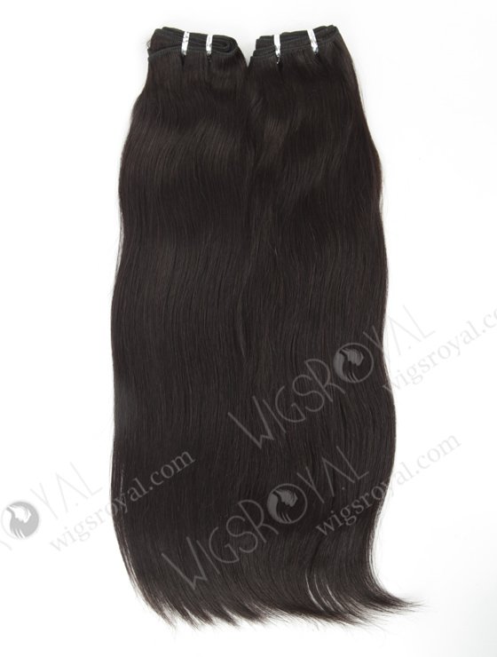 In Stock Indian Remy Hair 18" Straight 1B# Color Machine Weft SM-076-10333