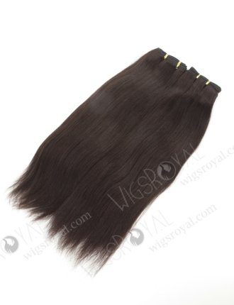 In Stock Indian Remy Hair 16" Yaki 2# Color Machine Weft SM-176