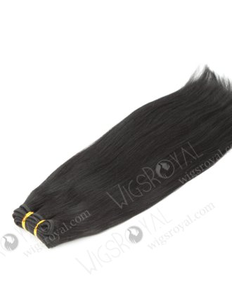 In Stock Indian Remy Hair 18" Yaki 1# Color Machine Weft SM-169
