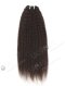 In Stock Indian Virgin Hair 16" Kinky Straight Natural Color Machine Weft SM-080