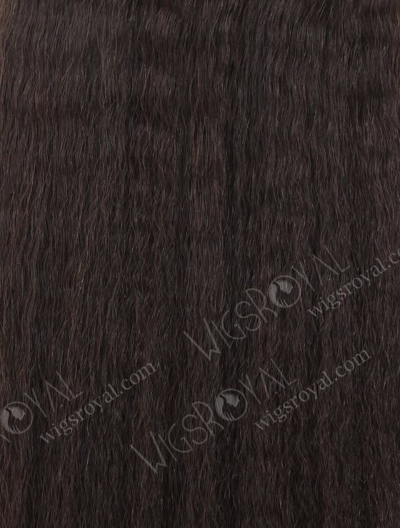 In Stock Indian Virgin Hair 24" Kinky Straight Natural Color Machine Weft SM-224-10638