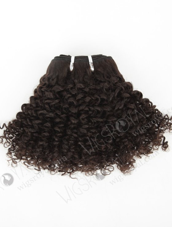 In Stock Brazilian Virgin Hair 10" Jeri Curl Natural Color Machine Weft SM-492-10790