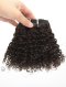 In Stock Brazilian Virgin Hair 10" Jeri Curl Natural Color Machine Weft SM-492