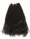 In Stock Brazilian Virgin Hair 20" Afro Curl 4mm Natural Color Machine Weft SM-491
