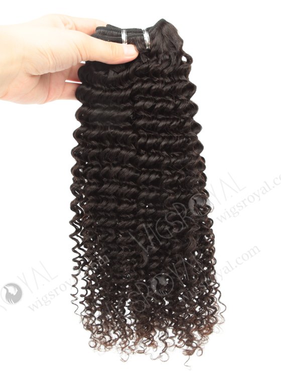In Stock Brazilian Virgin Hair 18" Kinky Curl Natural Color Machine Weft SM-4102-10850
