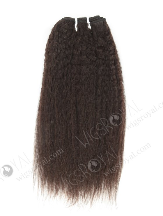 In Stock Brazilian Virgin Hair 12" Kinky Straight Natural Color Machine Weft SM-4117-10941