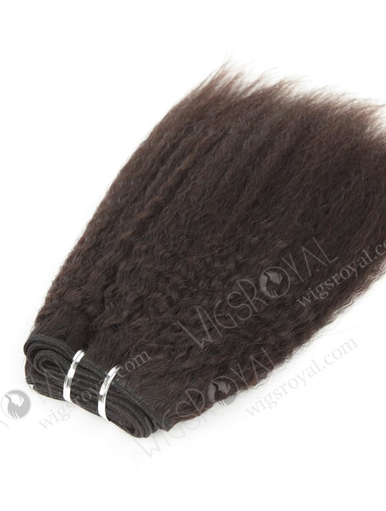 In Stock Brazilian Virgin Hair 12" Kinky Straight Natural Color Machine Weft SM-4117-10942