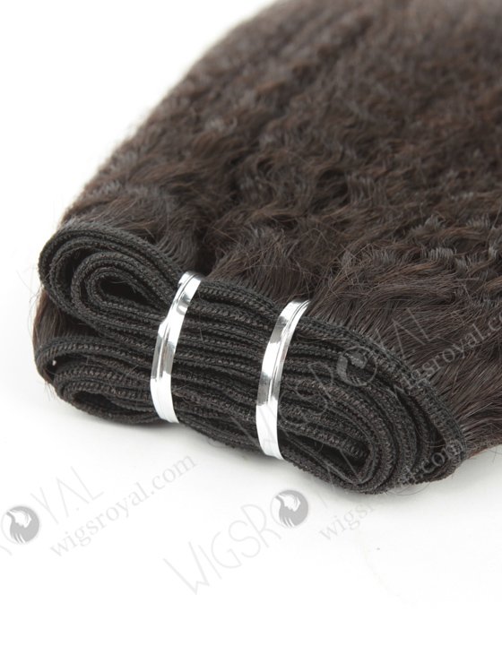 In Stock Brazilian Virgin Hair 12" Kinky Straight Natural Color Machine Weft SM-4117-10943