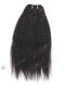 In Stock Indian Virgin Hair 16" Kinky Straight 1B# Machine Weft SM-221