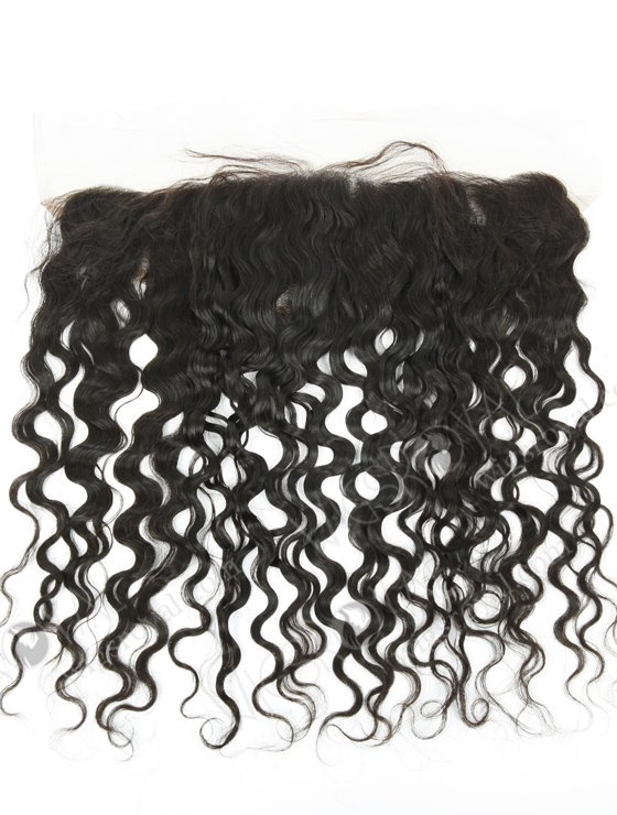 Indian Remy Hair 14" Natural Curly Natural Color Lace Frontal WR-LF-017-11242