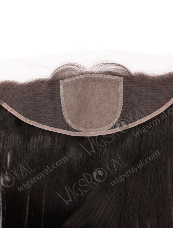 Indian Virgin Hair 16" Straight Natural Color Silk Top Lace Frontal WR-LF-020-11266
