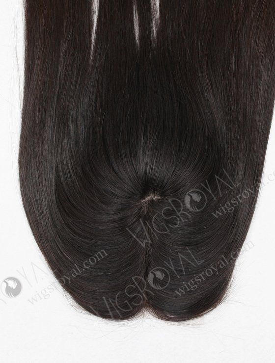 5.9"*4.5" Indian Virgin Hair 18" Straight Natural Color All Silk Top Closure with Lace Lip WR-LC-007-11308