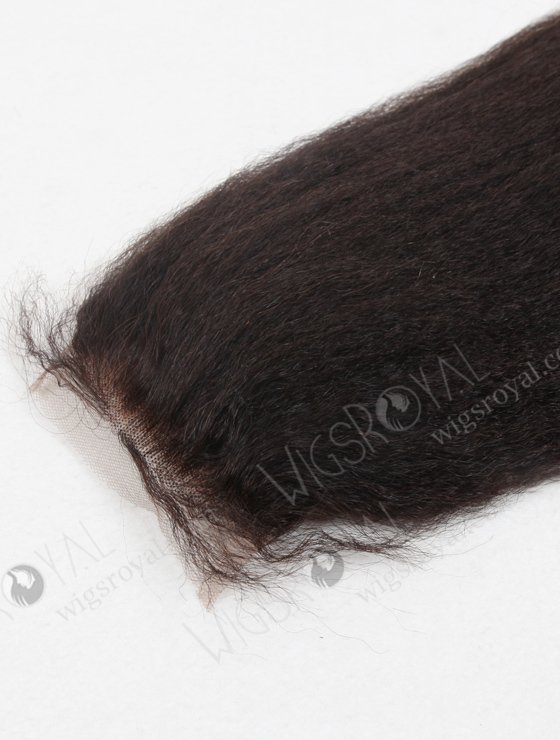 Indian Remy Hair 16" Kinky Straight Natural Color Top Closure WR-LC-006-11303