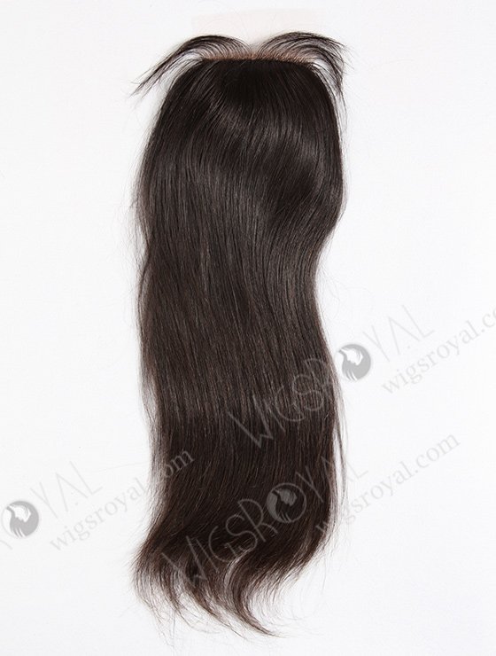 In Stock Peruvian Virgin Hair 16" Natural Straight Natural Color Silk Top Closure STC-221-11360