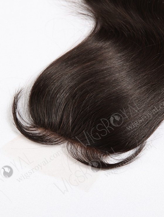 In Stock Peruvian Virgin Hair 14" Natural Straight Natural Color Silk Top Closure STC-220-11357