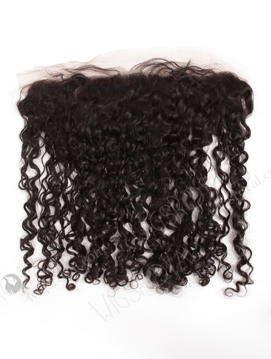Indian Remy Hair 16" Tight Curl Natural Color Lace Frontal WR-LF-018-11248