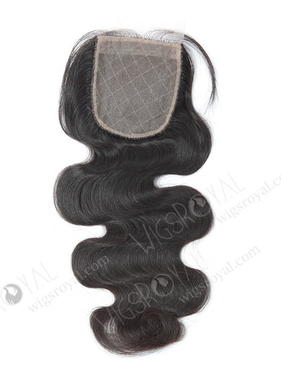 In Stock Brazilian Virgin Hair 16" Body Wave Natural Color Silk Top Closure STC-238-11318