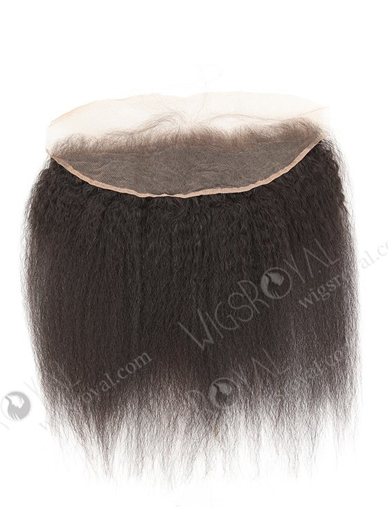 Brazilian Virgni Hair 14" Kinky Straight Natural Color Lace Frontal WR-LF-006-11167