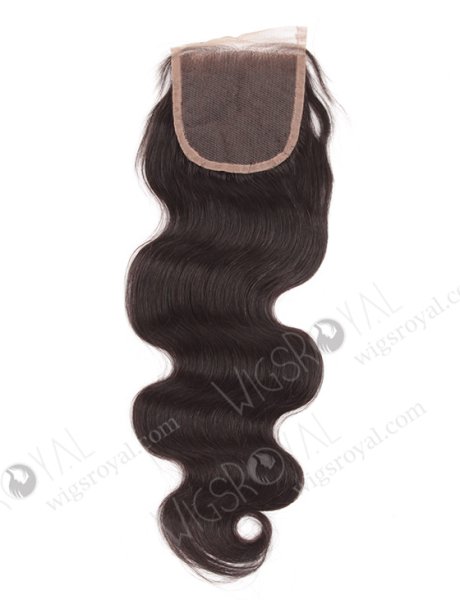 Chinese Virgin Hair 18" Body Wave Natural Color Top Closure WR-LC-019