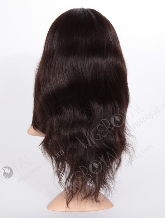 In Stock Indian Remy Hair 16" Natural Straight Natural Color Full Lace Wig FLW-01170-11686