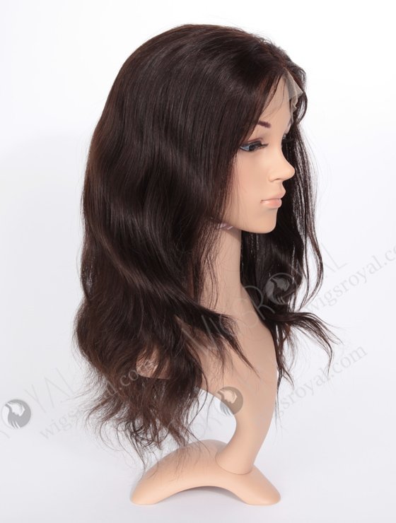 In Stock Indian Remy Hair 16" Natural Straight Natural Color Full Lace Wig FLW-01170-11685