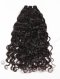 In Stock Brazilian Virgin Hair 16" Natural Curly Natural Color Machine Weft SM-087