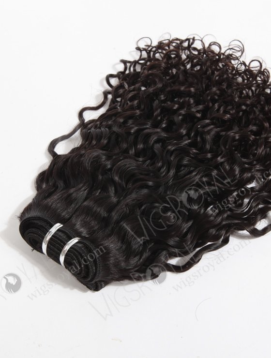 In Stock Brazilian Virgin Hair 14" Natural Curly Natural Color Machine Weft SM-097-11836