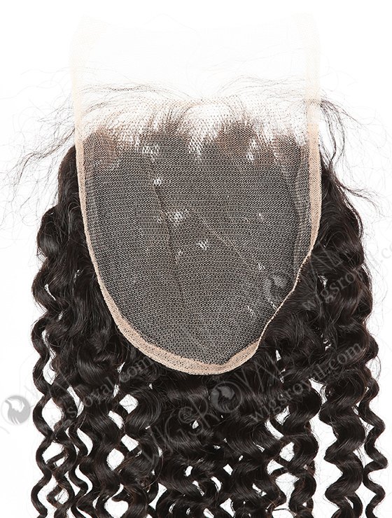 Brazilian Virgin Hair 18" Deep Wave Natural Color Top Closure WR-LC-029 -11562