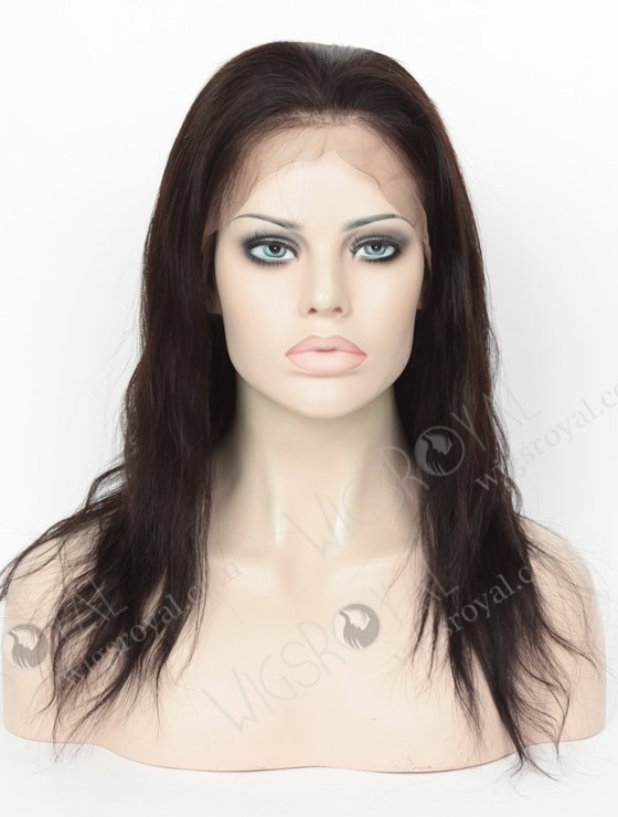 In Stock Indian Remy Hair 14" Natural Straight Natural Color Full Lace Wig FLW-01060-11676