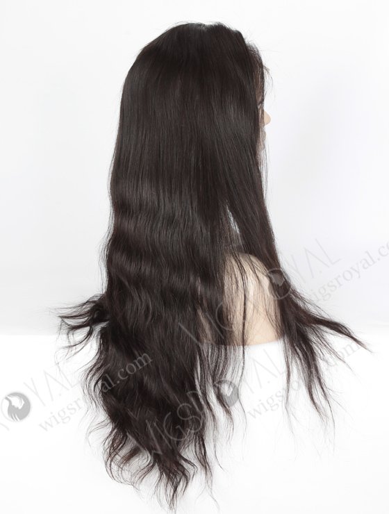 In Stock Indian Remy Hair 22" Natural Straight Natural Color Full Lace Wig FLW-01627-11722