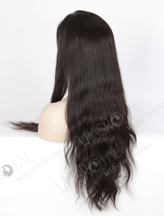 In Stock Indian Remy Hair 22" Natural Straight Natural Color Full Lace Wig FLW-01627-11719