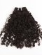 In Stock Brazilian Virgin Hair 16" Tight Curl Natural Color Machine Weft SM-468