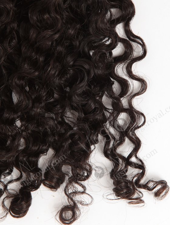 In Stock Brazilian Virgin Hair 16" Tight Curl Natural Color Machine Weft SM-468-11817