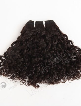 In Stock Brazilian Virgin Hair 10" Tight Curl Natural Color Machine Weft SM-156