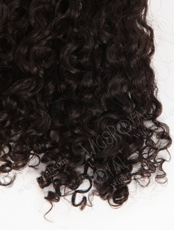 In Stock Brazilian Virgin Hair 12" Tight Curl Natural Color Machine Weft SM-150-11807