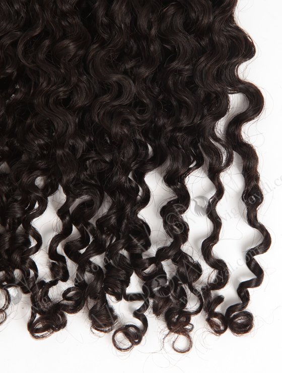 In Stock Brazilian Virgin Hair 18" Tight Curl Natural Color Machine Weft SM-157-11821