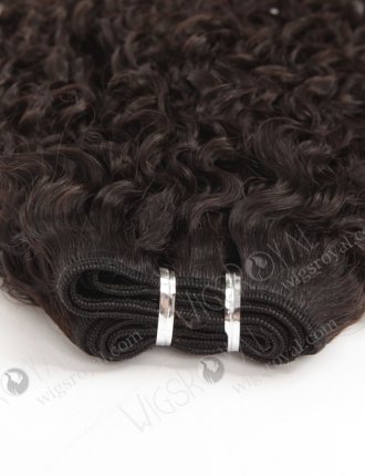 In Stock Brazilian Virgin Hair 18" Tight Curl Natural Color Machine Weft SM-157
