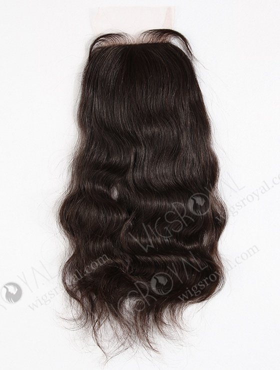 In Stock Peruvian Virgin Hair 14" Natural Wave Natural Color Silk Top Closure STC-223-11480