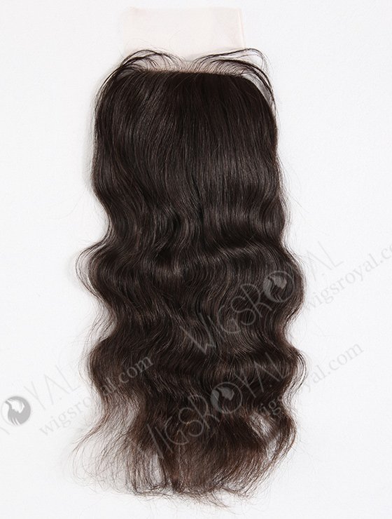 In Stock Peruvian Virgin Hair 12" Natural Wave Natural Color Silk Top Closure STC-222-11473
